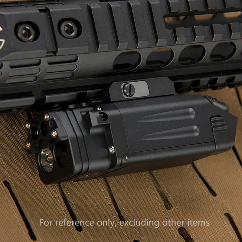 Linterna LED táctica de DBAL-PL, luz blanca estroboscópica de caza con iluminador IR para riel de 20mm, 400 lúmenes - imagen 5