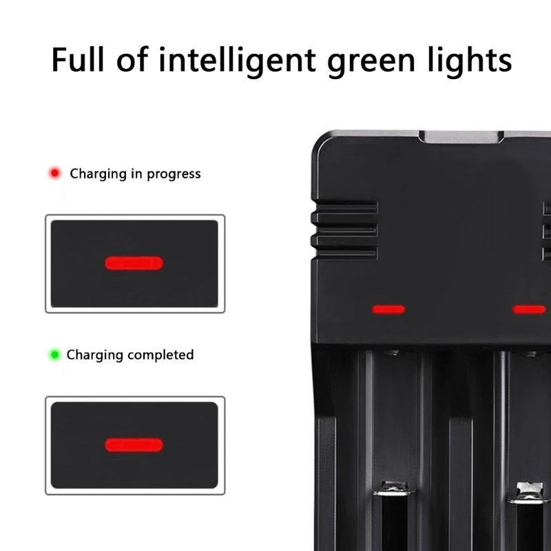 Dock carga cargador batería 18650 liviano para 26650 batería recargable K1KF