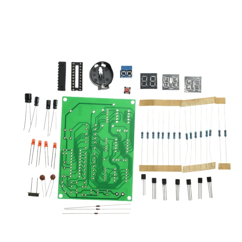 AT89C2051 Reloj electrónico digital de 4 bits Suite de producción electrónica Kit de bricolaje Kit de aprendizaje para Arduino - imagen 5