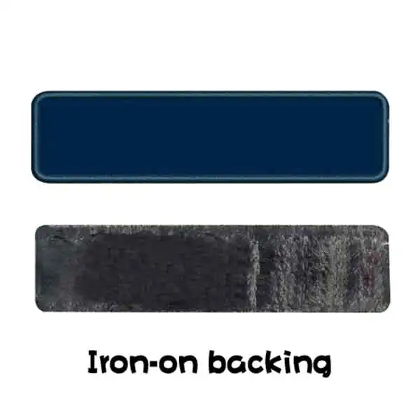 navy blue IRON-ON