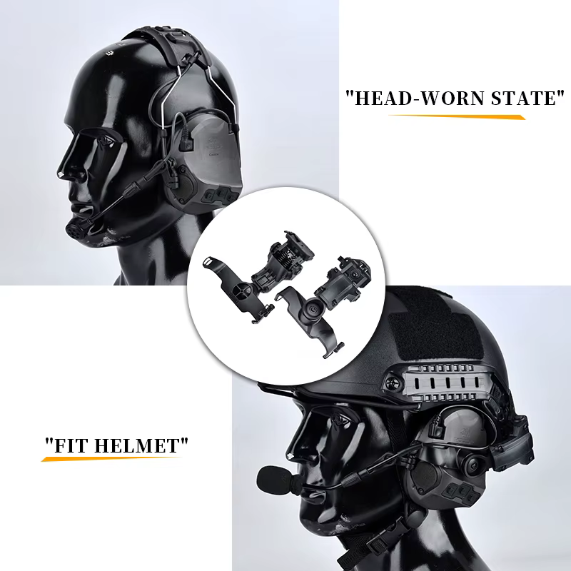 WADSN Adaptador Auriculares Táctico Casco ARC M-LOK COMTAC VII - imagen 4