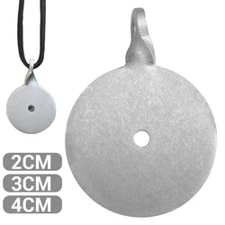 Objetivo de tiro metal bullseye acero inoxidable para Airsoft