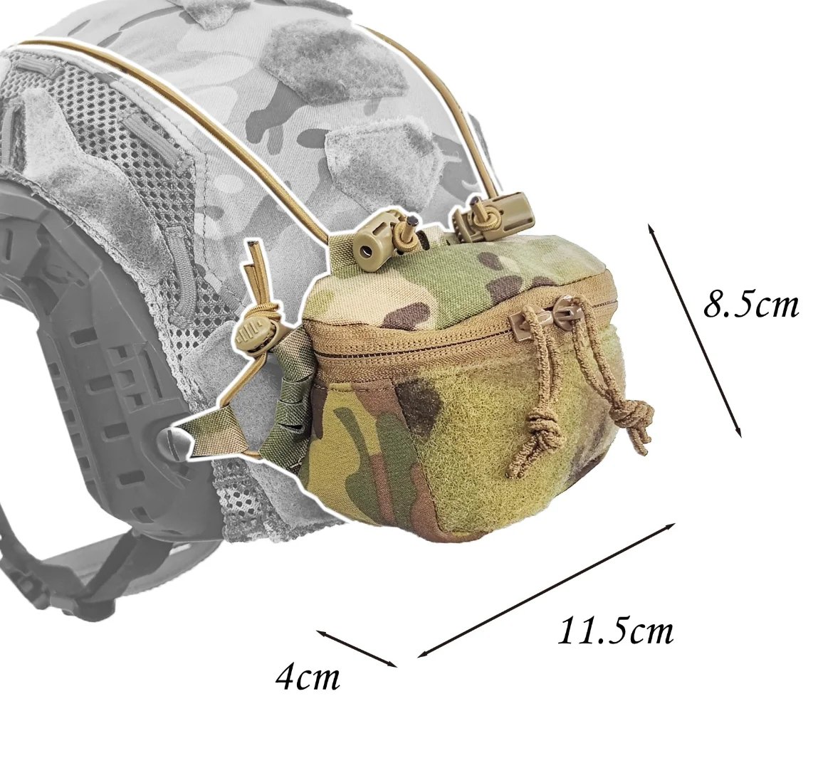 Bolsa MOLLE organizadora de batería – Modular y resistente para equipo táctico - imagen 4
