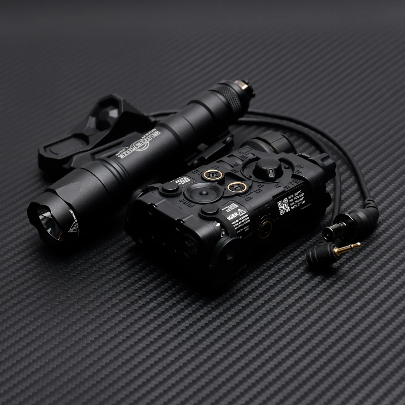 WADSN Airsoft IR láser L3 NGAL rojo verde láser Surefir M300 M600 linterna AXON interruptor trasero de doble Control con caja de almacenamiento traje - imagen 2