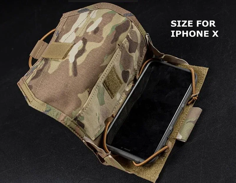 Funda táctica para teléfono, paquete de características, diseño de liberación rápida, sistema MOLLE, bolsa para revistas resistente al desgaste, bolsa para munición - imagen 4