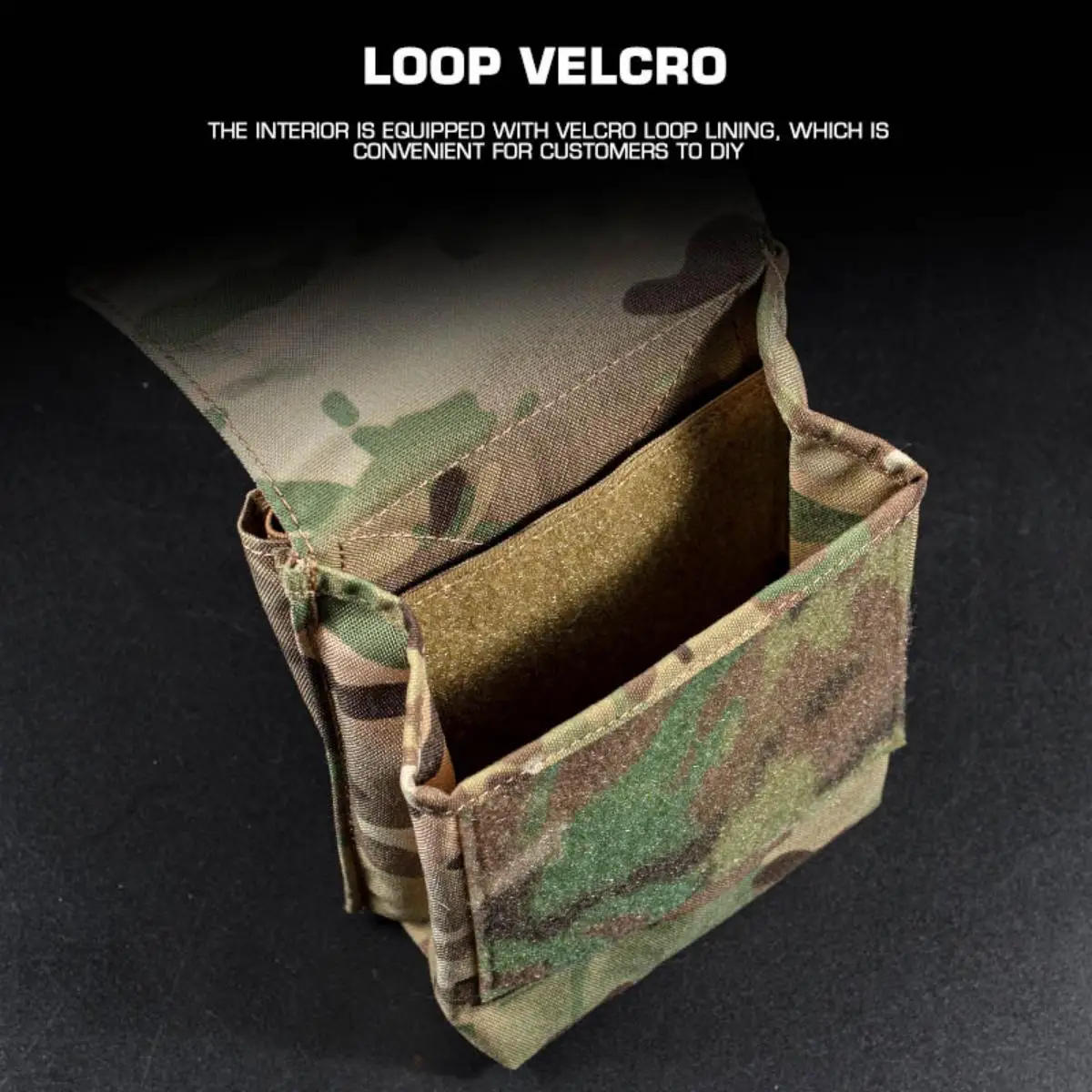 Bolsa Multifuncional ACC, Organizador de Acceso Rápido, Bolsa de Almacenamiento para Rifle, Pistola, Cargador, Interior con Gancho y Bucle para Chaleco Molle y Cinturón - imagen 3