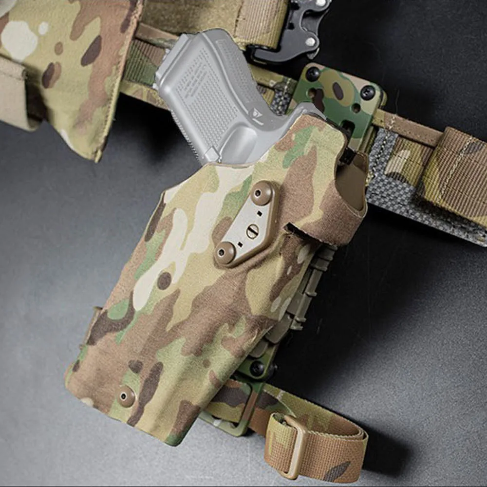 Adaptador QLS metálico modular para funda de pistola de pierna - imagen 3