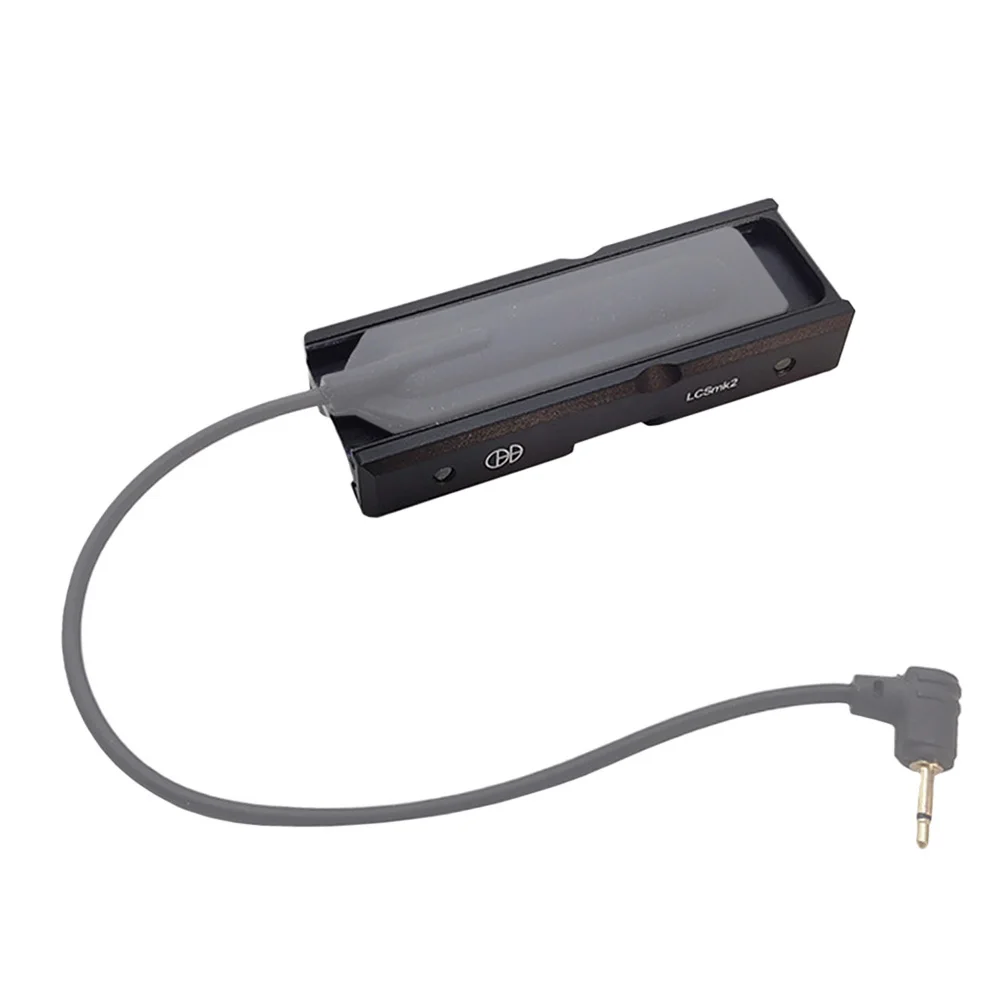 Panel de bolsillo de riel Picatinny de aluminio táctico CNC, montaje de interruptor remoto para linterna, PEQ15, interruptor de almohadilla de presión de gran tamaño - imagen 5