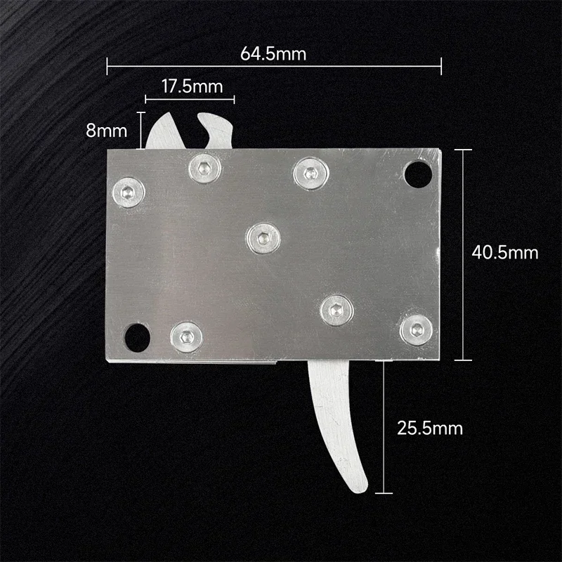 DIY 60 libras diseño de enlace gran potencia multiusos ballesta accesorios de cuerda llave Mini gatillo liberación de acero inoxidable - imagen 4