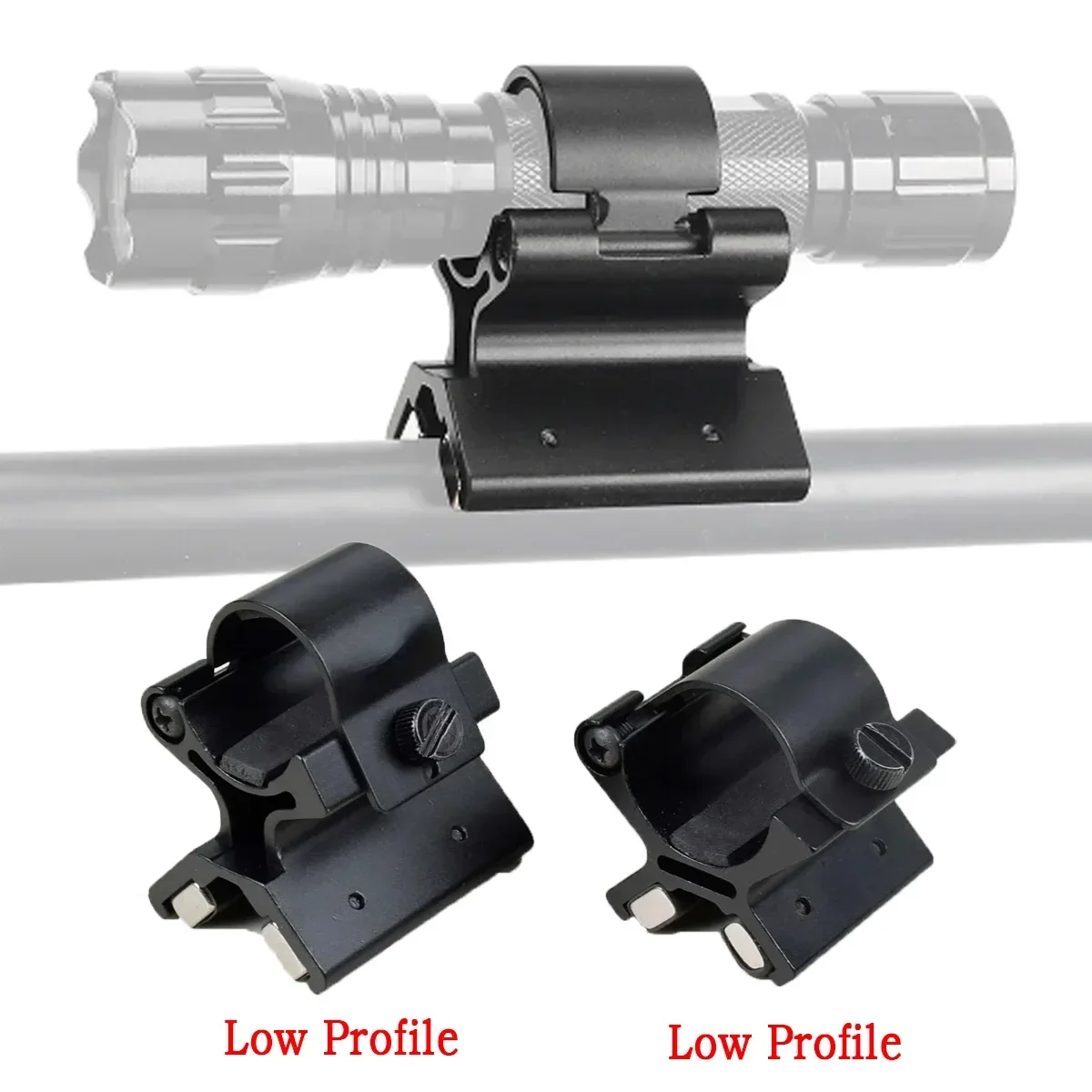 Nuevo soporte magnético para pistola, soporte para linterna, soporte fuerte, mira telescópica, linterna láser, soporte para linterna, accesorios de caza