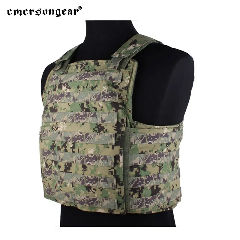 Emersongear para chaleco táctico PROTECH, armadura corporal de Airsoft con sello azul marino, portador de placa de caza Molle, equipo protector de nailon EM2983 - imagen 3