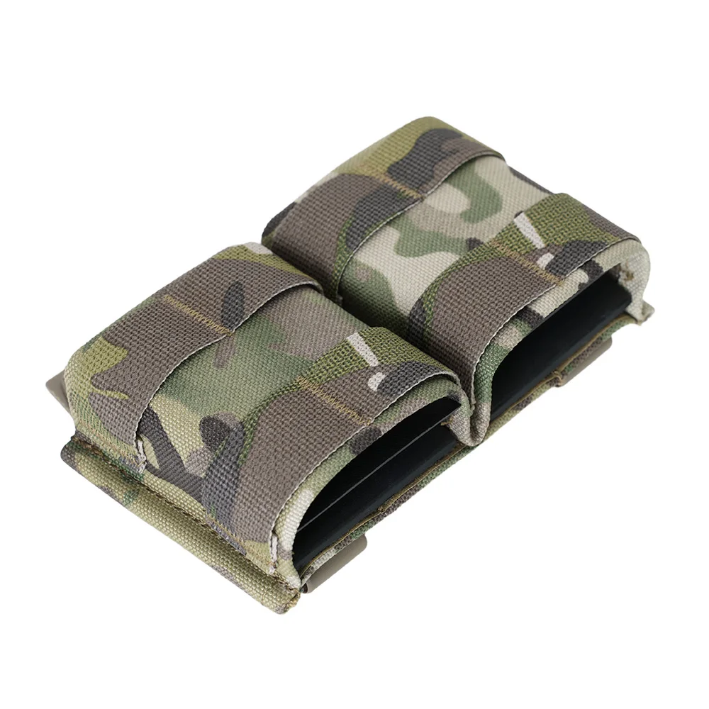 Bolsa magnética de perfil bajo doble rápido de 5,56mm, nailon cortada con láser 1000D QD, MOLLE de liberación rápida Compatible con tiro/caza/Airsoft - imagen 3