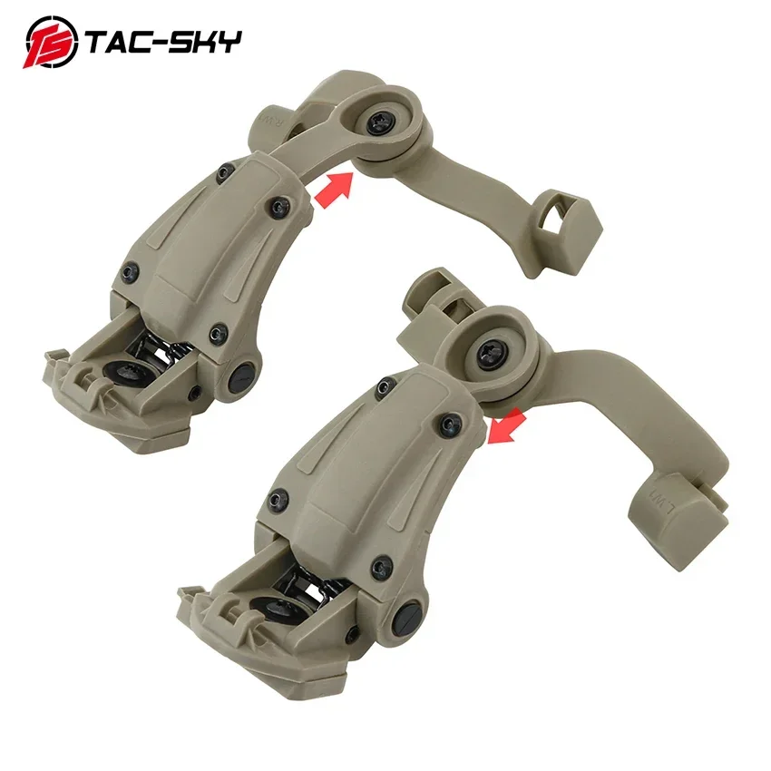 TS TAC-SKY Compatible con Walkerrazor Adaptador de auriculares tácticos de disparo con cancelación de ruido electrónico, montaje en riel ARC OPS-CORE - imagen 3