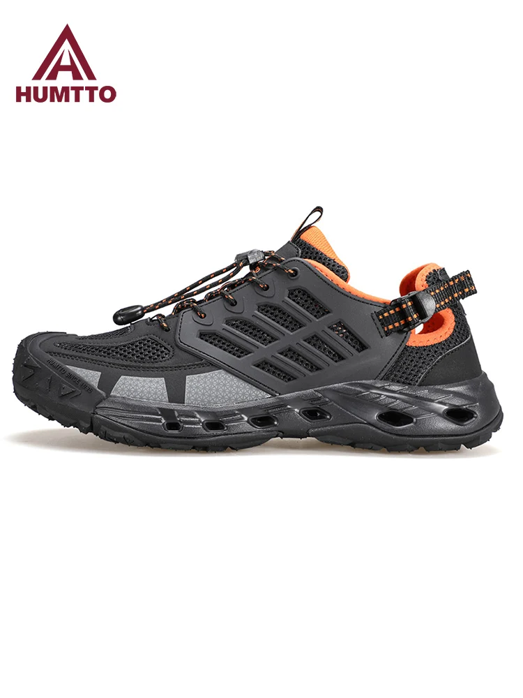 Zapatos de senderismo HUMTTO, zapatos para correr al aire libre para hombre, zapatos deportivos ligeros todoterreno, zapatillas informales, zapatos de escalada y trekking - imagen 4