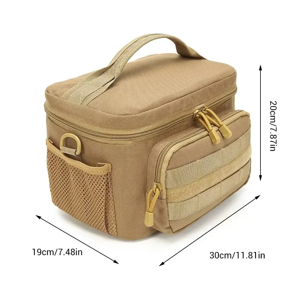 Bolsa de picnic de tela Oxford duradera con aislamiento térmico y forro impermeable, perfecta para acampar, hacer senderismo y viajes en la playa - imagen 2