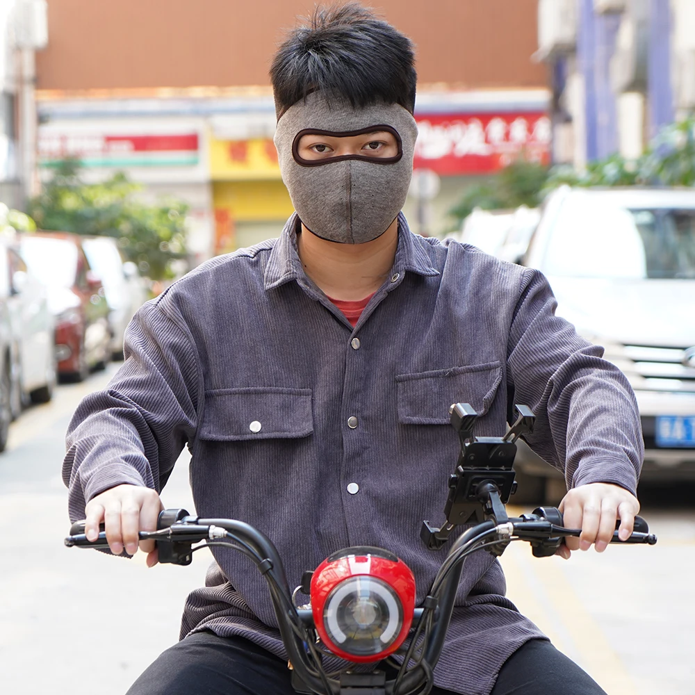 Máscara facial de ciclismo a prueba de viento, Bandana deportiva, calentador de cuello, cubierta de esquí, Snowboard, bufanda de senderismo, pasamontañas de forro polar elástico, hombres y mujeres, Invierno - imagen 2