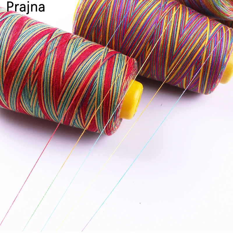 Hilo de poliéster de alta tenacidad para máquina de coser, suministros de costura, accesorios para coser a mano, 3000y, 40s/2