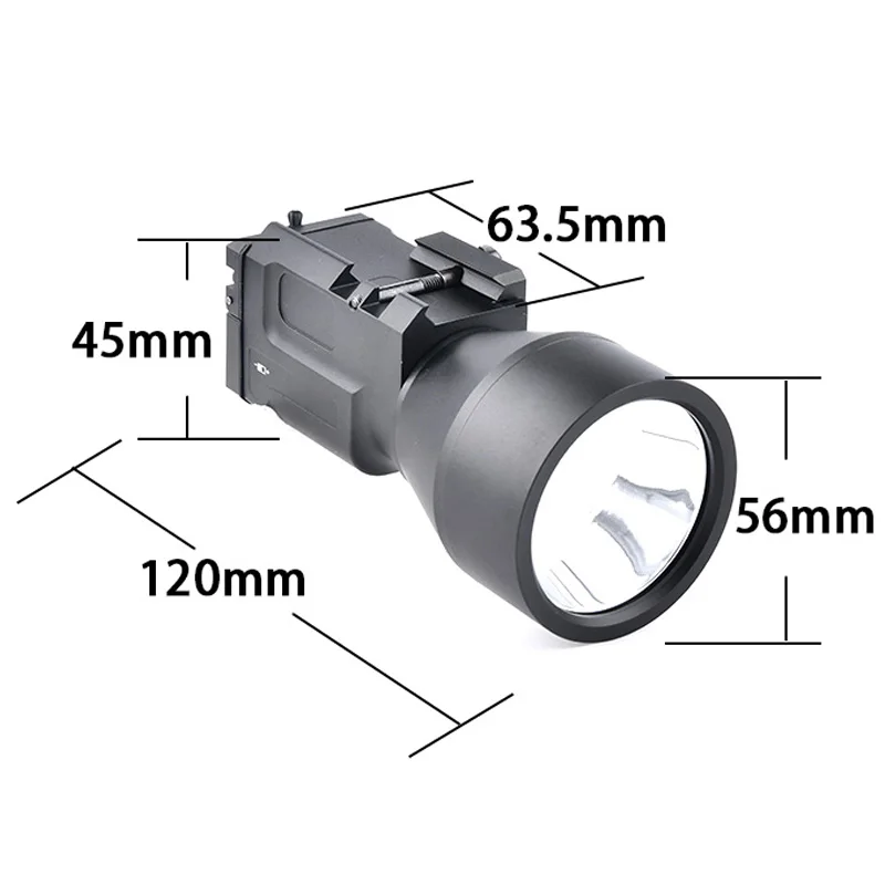 Airsoft táctico AK47 LED estroboscópico Scout luz interruptor remoto arma de caza linterna Klesch 2U 2P Zenitc AK-SD actualización Klesch-1S - imagen 4