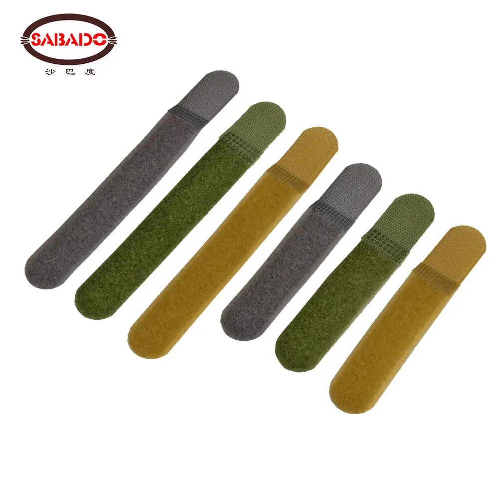 Molle táctico, 2 unidades por paquete, bridas para cables, correas para cincha, organizador ordenado, gancho fijo, agarre, cordón de envoltura, ataduras reutilizables