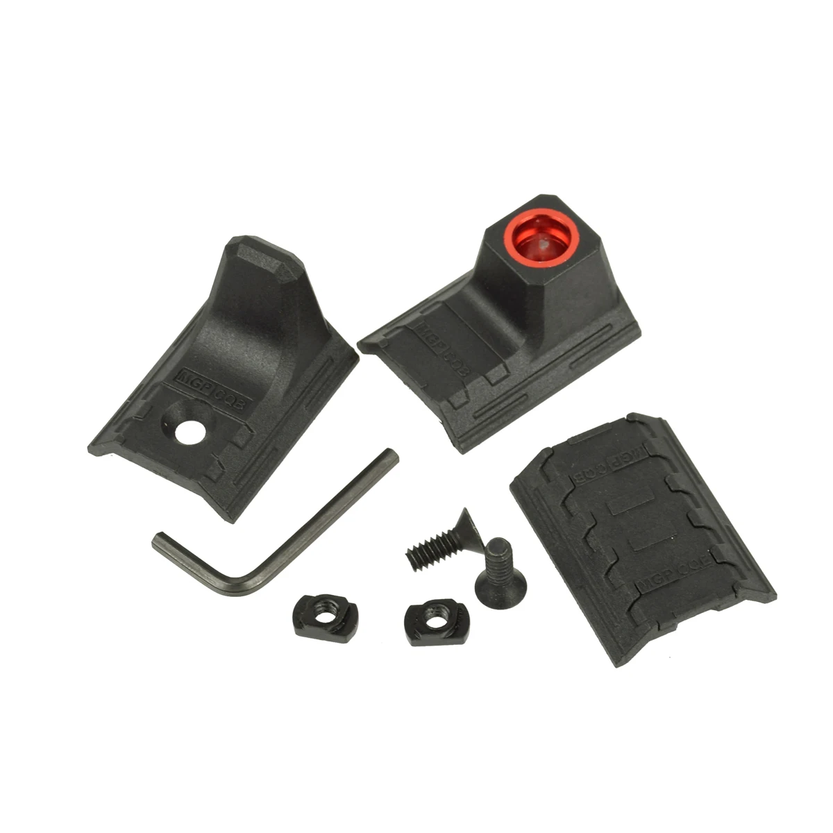 Kit de cubierta de riel táctico M-LOK, sistema de fijación compatible con cubierta de riel de plástico flotante libre M-Lok con orificio adaptador de eslinga - imagen 3