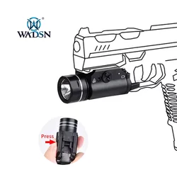 Lámpara colgante para pistola táctica TR 1 HL, luz estroboscópica de Metal de 800 lúmenes, potente linterna CNC para Glock 17, 19, X300, X400, Airsoft de caza