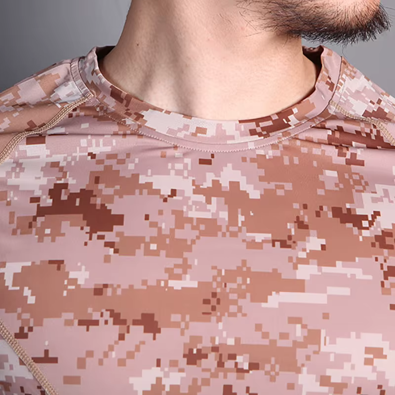 Emersongear, capa Base ajustada de piel táctica, camisetas para correr, pantalones cortos de camuflaje, manga para deportes al aire libre, camiseta que absorbe el sudor EM8605 - imagen 2