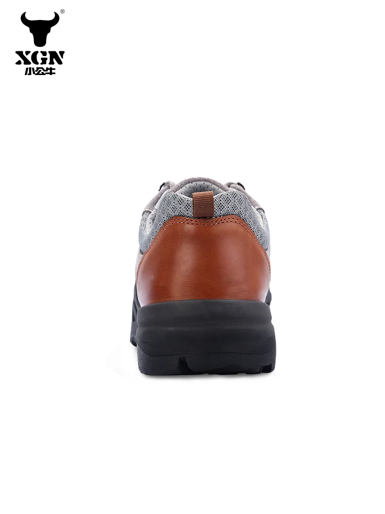 XGN Zapatos de senderismo para hombre, zapatos de caza para deportes al aire libre, zapatos de escalada, botines, zapatos transpirables para caminar, zapatillas de senderismo informales cálidas - imagen 4