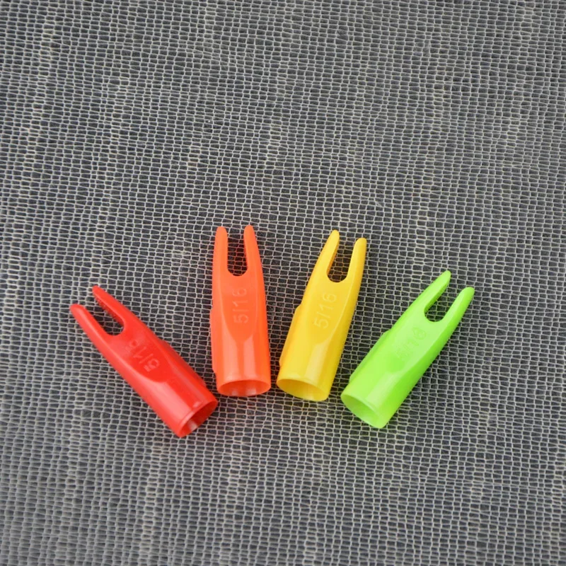 Flecha de tiro con arco de madera de bambú con forma cónica, accesorios de caza, 50/100 piezas, 5/16 pulgadas, 8mm - imagen 5