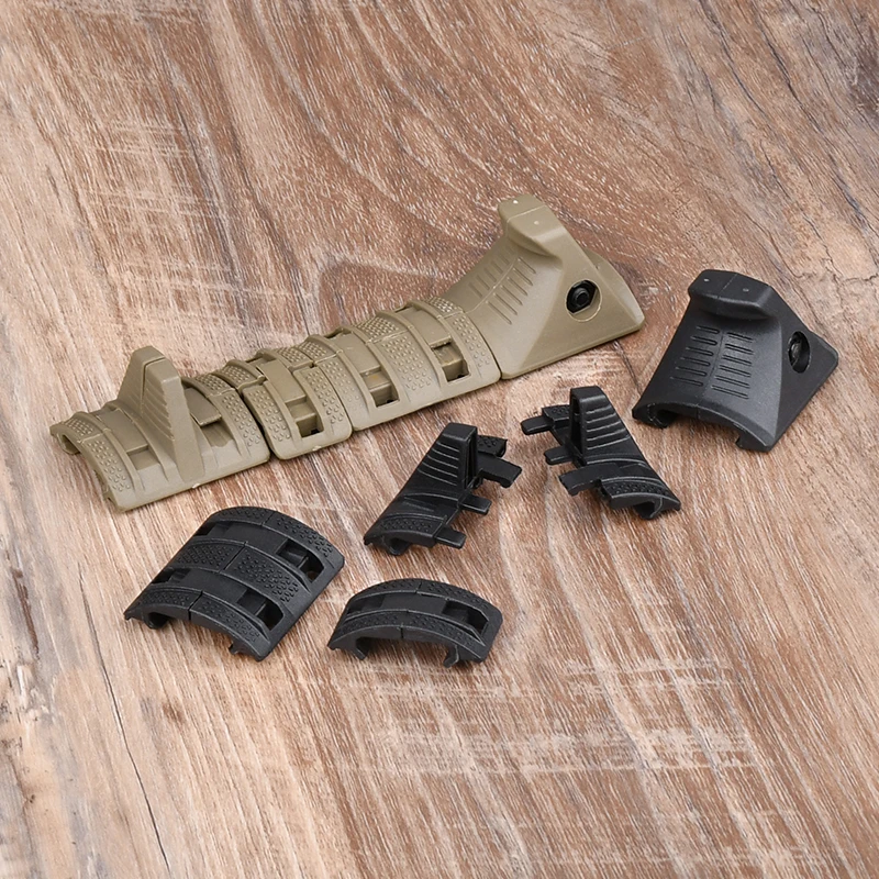 Protector de manos táctico de nailon, riel Picatinny de 20mm, estructura dividida Modular, equipo Airsoft, protección de manos para caza, combinación decorativa - imagen 2
