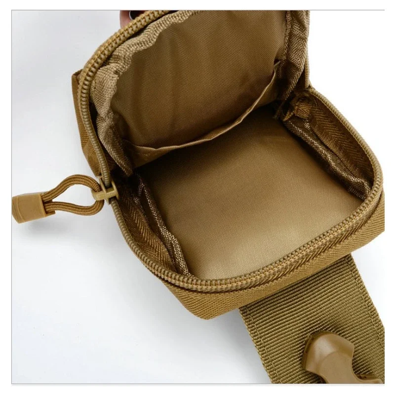 Bolsa táctica Molle, funda para teléfono, funda para teléfono móvil, bolsa EDC, soporte para herramientas, bolso, cinturón, bolsa de cintura - imagen 3