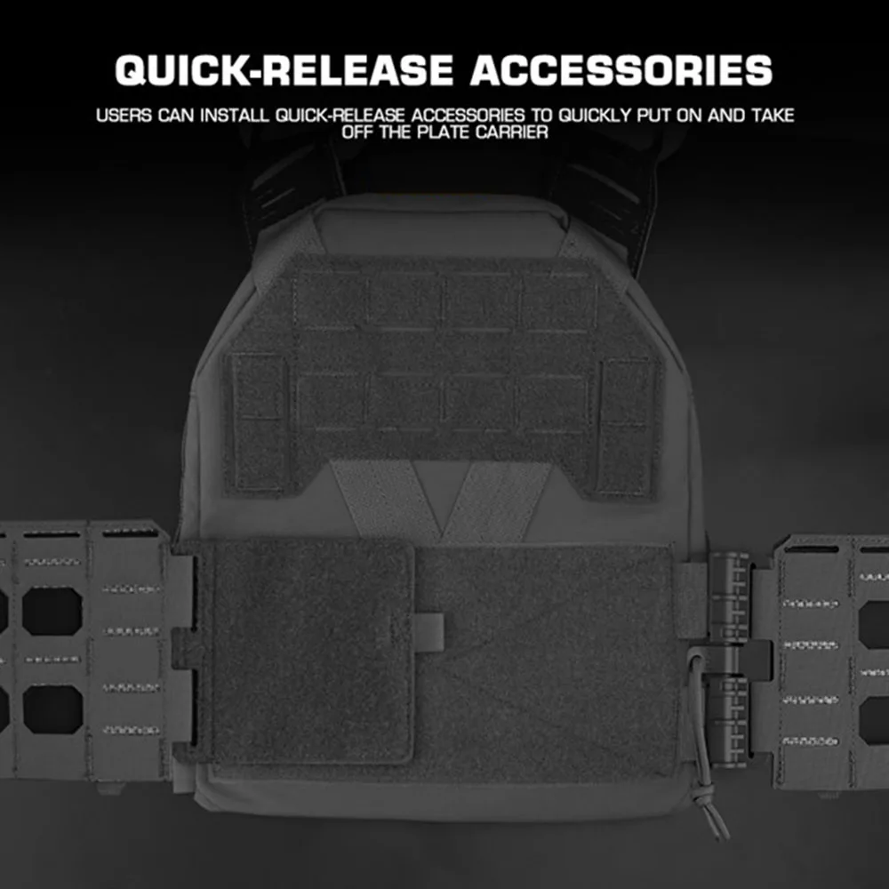 KZ K19 placa táctica CARRIER faja estilo Agilit adaptador de solapa chaleco de caza accesorios de cintura - imagen 5