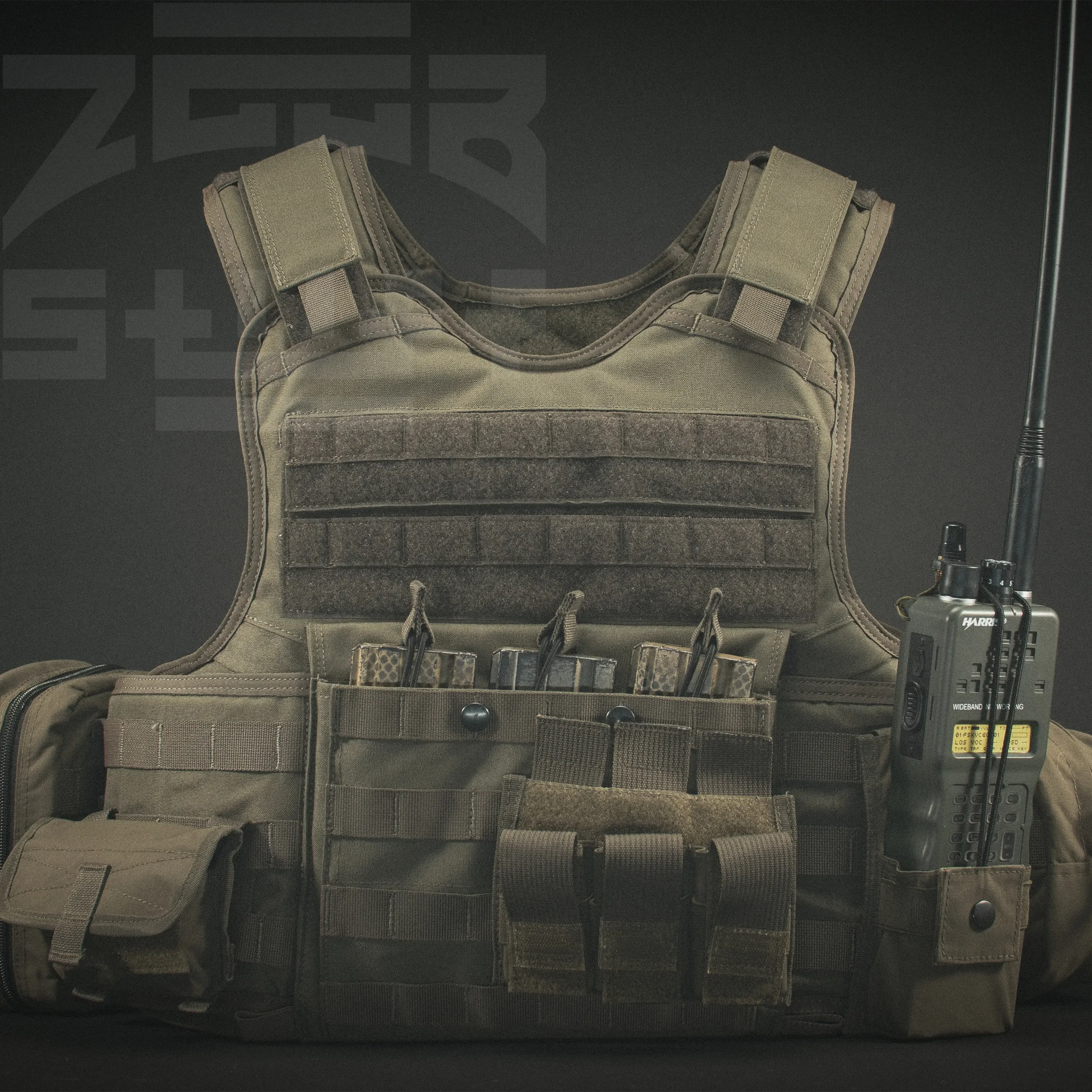 RG Color MOLLE Paquete de radio Chaleco táctico Bolsa de accesorios - imagen 2