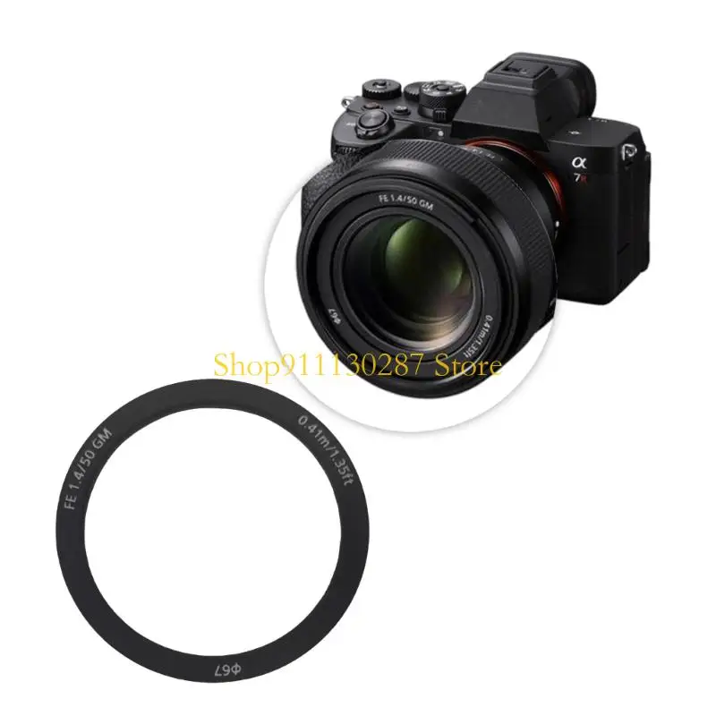 Anillos frontales lente premium J1HC compatibles con lentes FE1.4GM 50 mm Diseño avanzado aperturas circulares ABS