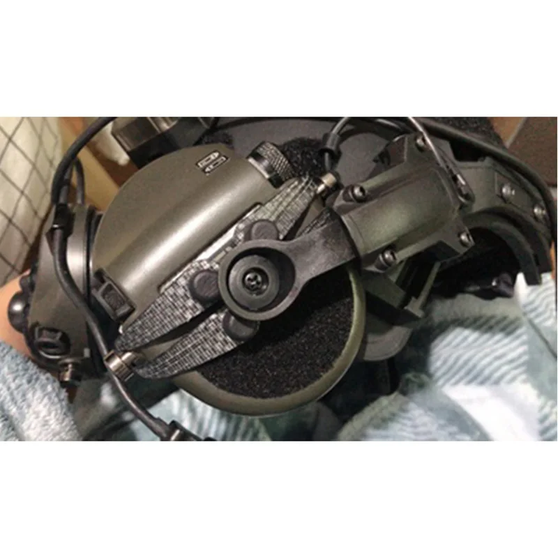 Soporte para auriculares C3 AMP, conexión Ops Core, riel para casco táctico AXL, Kit de conexión para auriculares tácticos, accesorios para tegirs - imagen 5