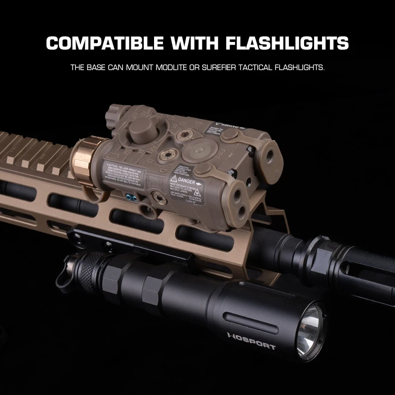 Soporte linterna táctica M-LOK en aleación de aluminio para caza - imagen 4