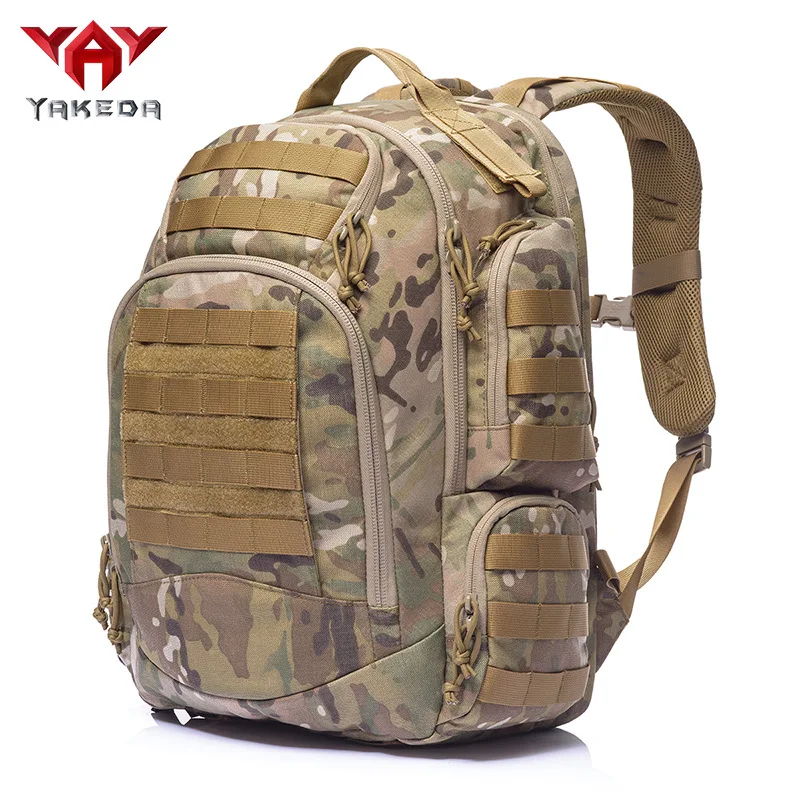 Mochila de camuflaje YAKEDA, mochila táctica de gran capacidad 1000D, bolsa de asalto, mochila multifuncional, bolsa de Camping, bolsa de Camping - imagen 3
