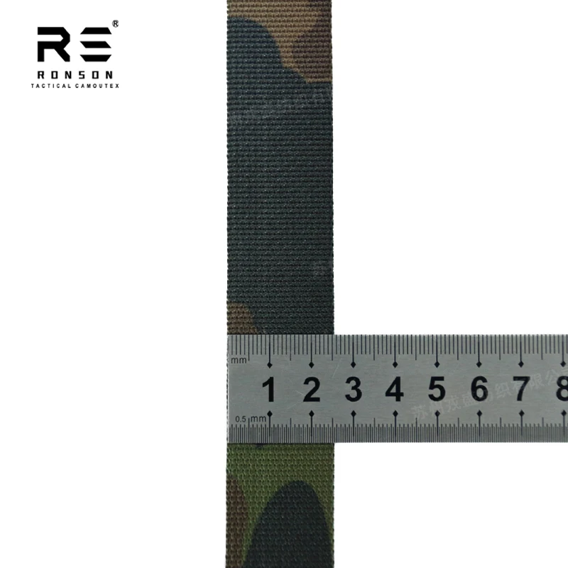 TAZ16 nueva correas de camuflaje suizo/tajes de bucle cinta de superficie peluda DIY bolsa táctica de caza correa de equipaje - imagen 5