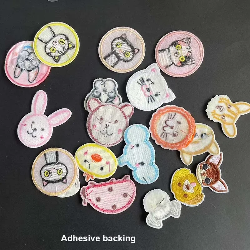 Parche de ropa con emblema de Animal de tela para perros y gatos, termocollantes, apliques bordados de animales, parches para planchar, parches para rodillas, reparación de niños - imagen 4