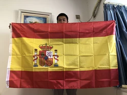 Bandera España exterior gran formato en poliéster resistente