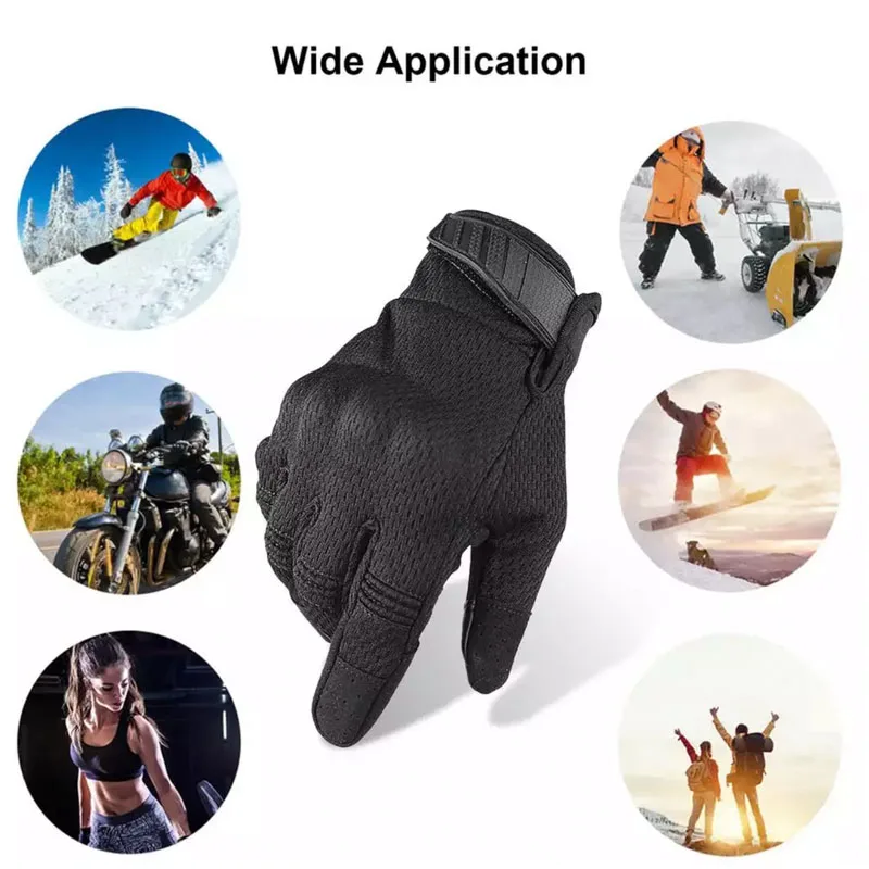 Guantes tácticos de dedo completo para motocicleta, guantes para Paintball, Airsoft, caza, tiro, equitación al aire libre, Fitness, senderismo - imagen 3