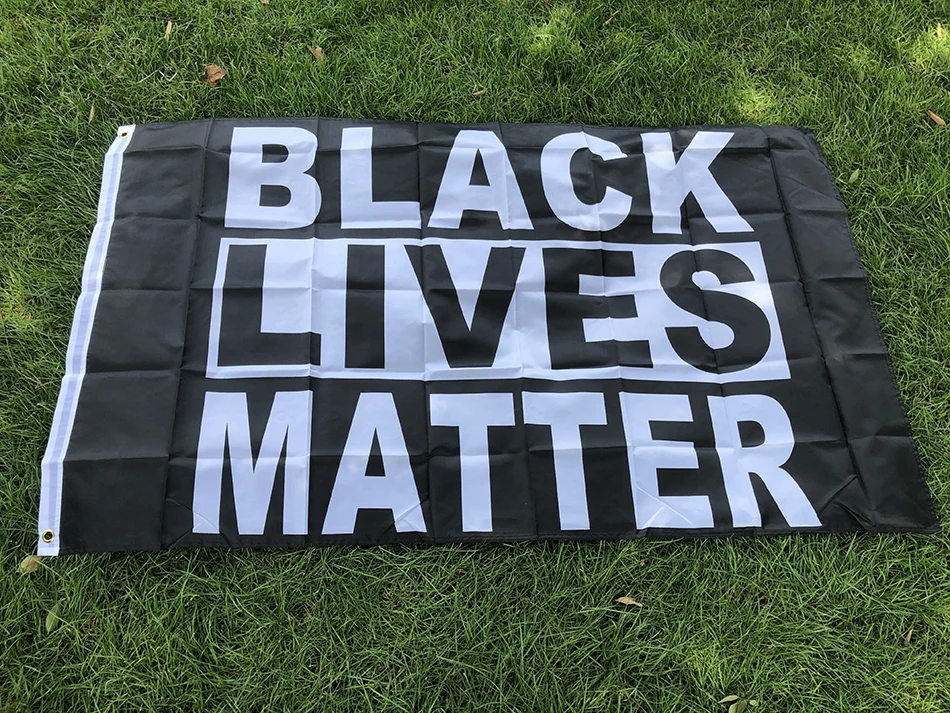 BANDERA DE SKY, envío gratis, bandera BLM, 90x150cm, bandera de EE. UU., bandera de Black Lives Matter, BLM Peace Protest, pancarta colgante de poliéster para exteriores - imagen 2