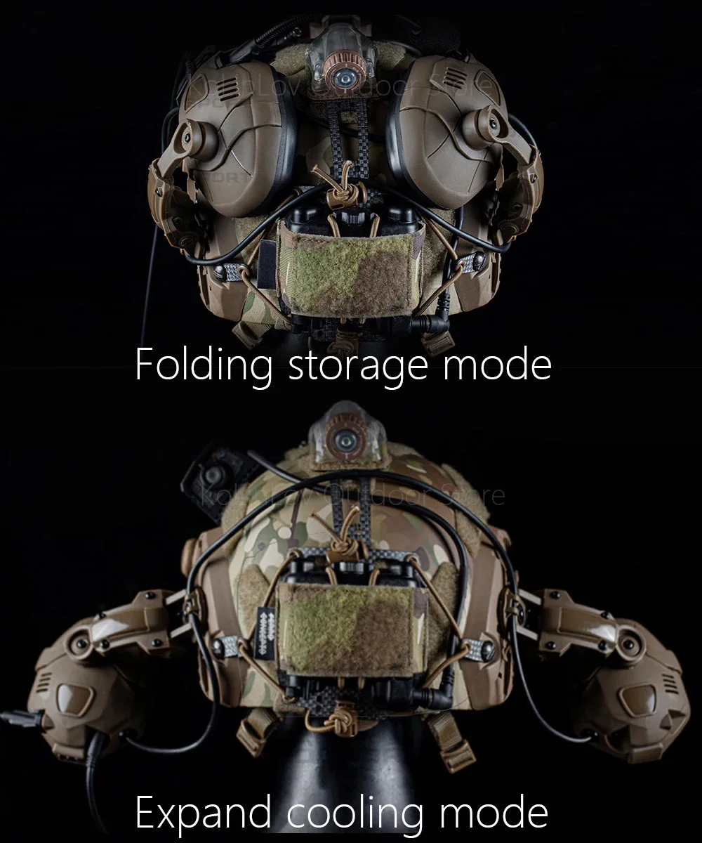 Auriculares tácticos con reducción de ruido para caza, cascos con Bluetooth, recargables, para OPS Core ARC y M-LOK - imagen 5