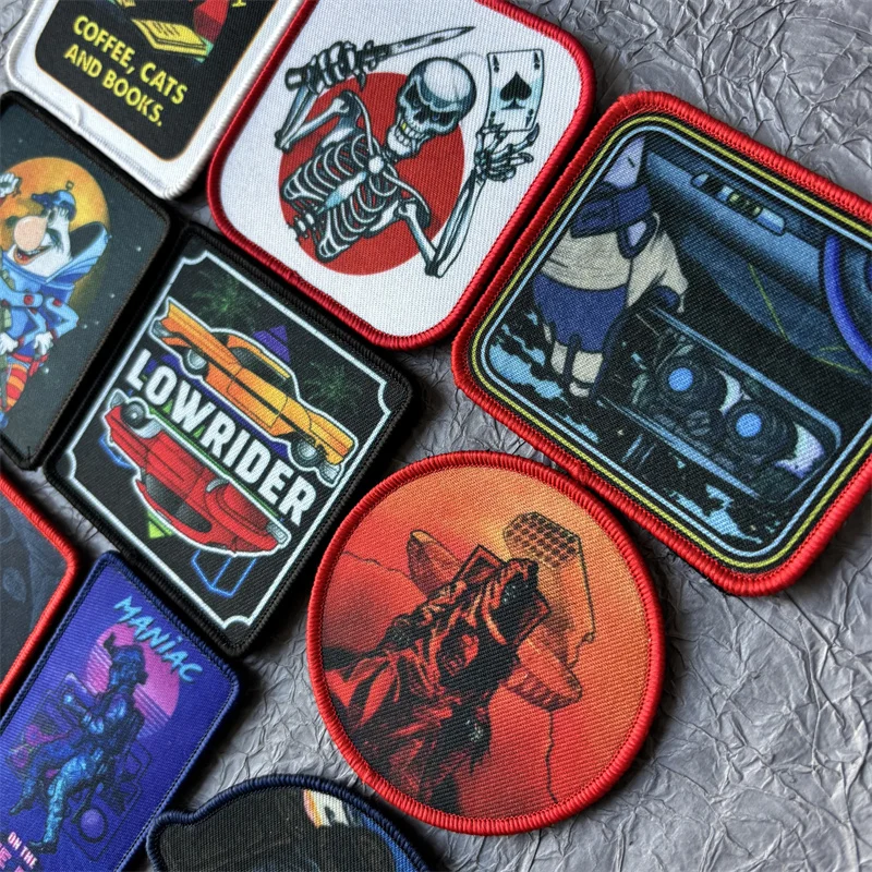 Parche impreso colorido para ropa, insignia de moral, equipo táctico, accesorio militar, parches de gancho y bucle, pegatinas para mochila - imagen 3