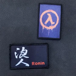 Ronin parche táctico moral para mochila y ropa - gancho y bucle