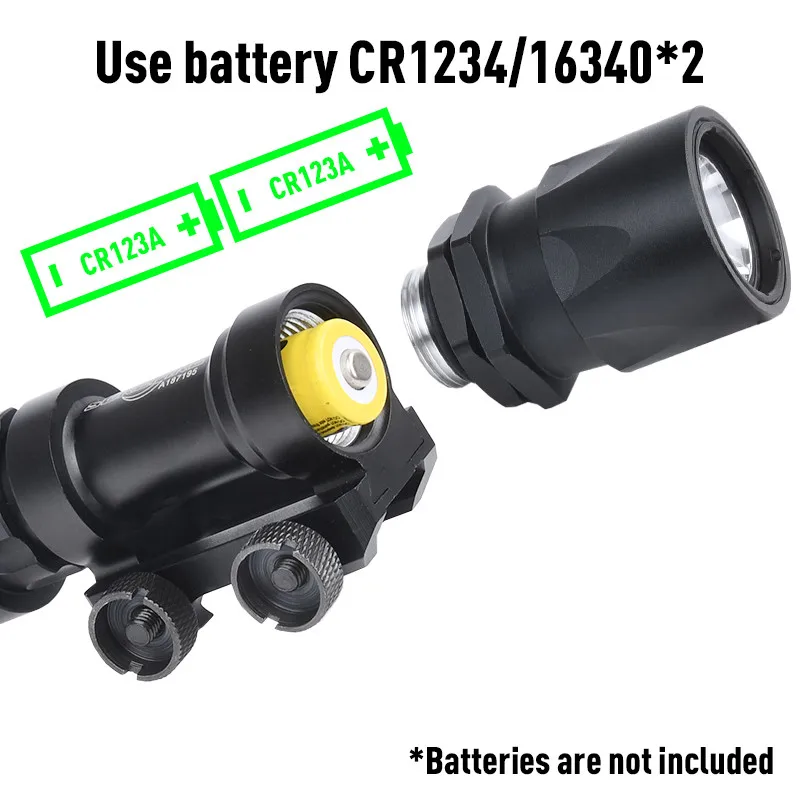 Surefir-linterna táctica de Metal M951, potente estroboscópica SF, compatible con riel de 20mm, Airsoft QD, Base de liberación rápida, luz para arma de caza - imagen 5