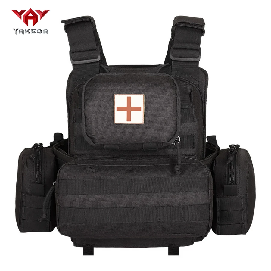 YYAKEDA Chaleco de caza de liberación rápida de metal con cintura, resistente al desgaste, transpirable, chaleco de caza de aventuras - imagen 3