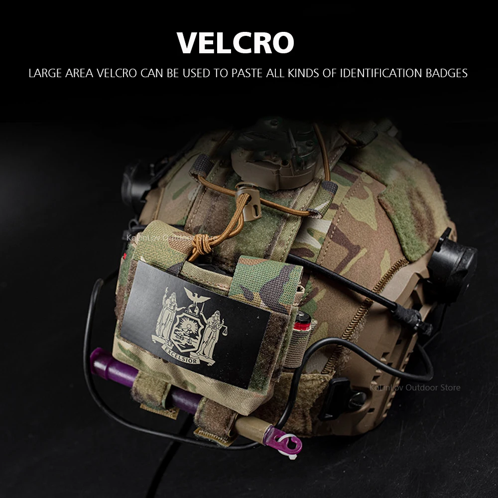 Bolsa de batería para casco táctico, paquete de batería MK2, paquete de contrapeso para casco de M-LOK, accesorios para casco rápido de caza Militar Airsoft - imagen 5