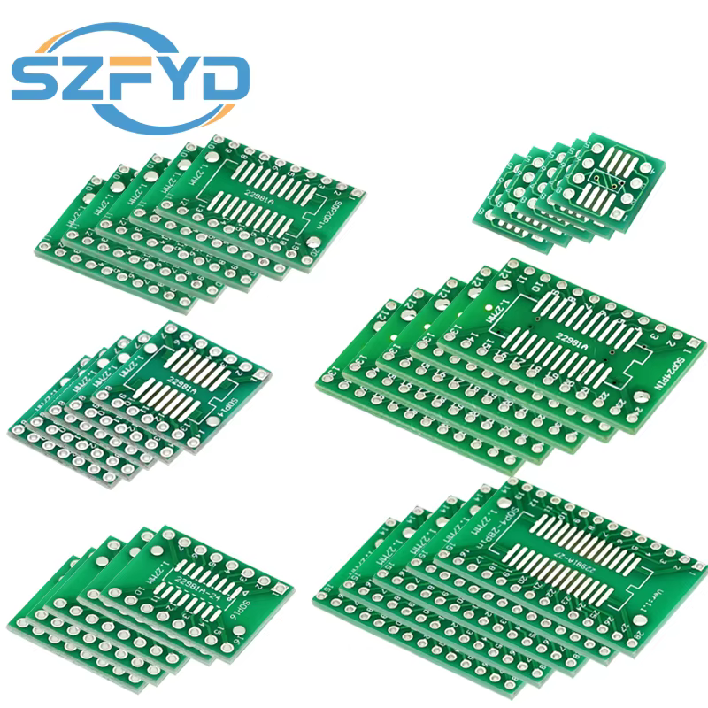 Adaptador SMD a DIP – Kit conversión universal PCB SOP