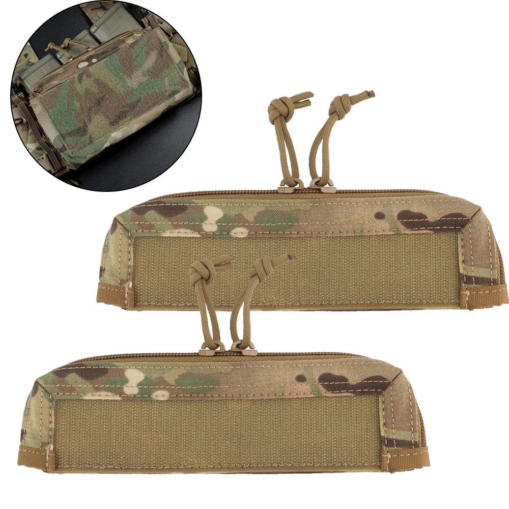 Inserción de cremallera completa para MK4, bolsa de inserción de taladro en el pecho, bolsillo de almacenamiento, cubierta con cremallera, accesorio de chaleco táctico - imagen 2