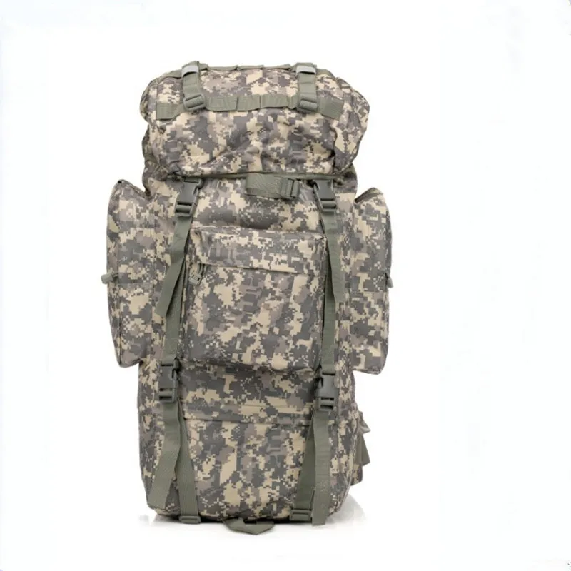 Mochila de viaje impermeable de talla grande 56-75L, bolsa de caza de camuflaje, mochila de Montañismo de aventura resistente al desgaste - imagen 5